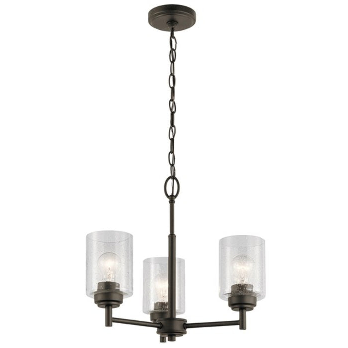 Kichler 44029 Winslow 3-lt 18" Mini Chandelier