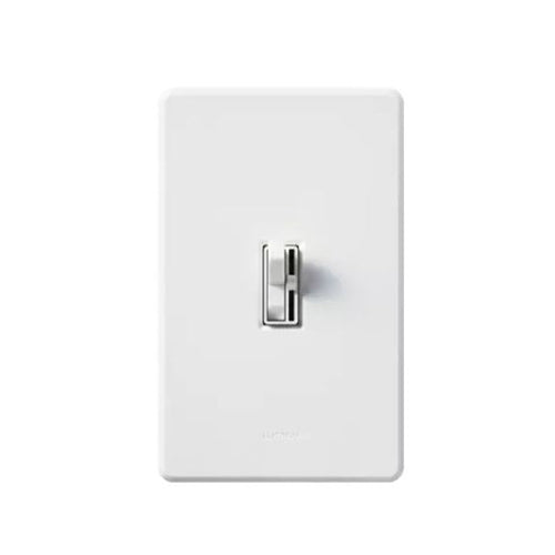 Lutron AY-600PH-WH Ariadni 600W Single Pole Incandescent / Halogen Dimmer in Clamshell Packaging - White