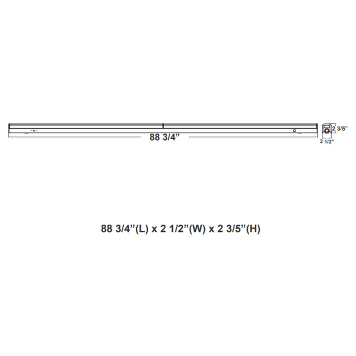 Westgate LSS 8FT 65W LED Strip Light, Multi-CCT