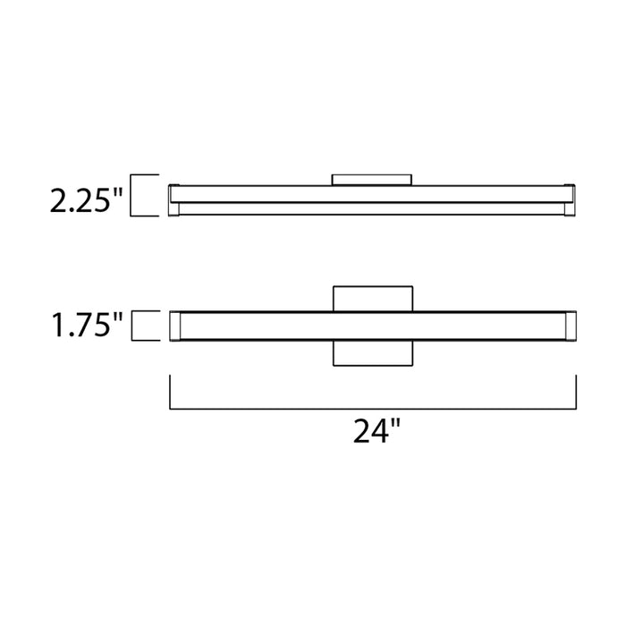 Maxim 52002 SPEC 24" 16W LED Bath Vanity