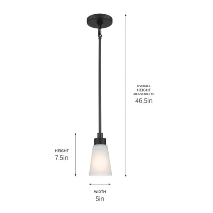 Kichler 52444 1-lt 5" Mini Pendant