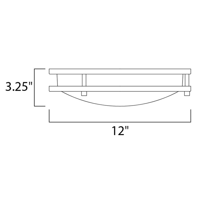 Maxim 55542 Linear LED 1-lt 12" LED Flush Mount