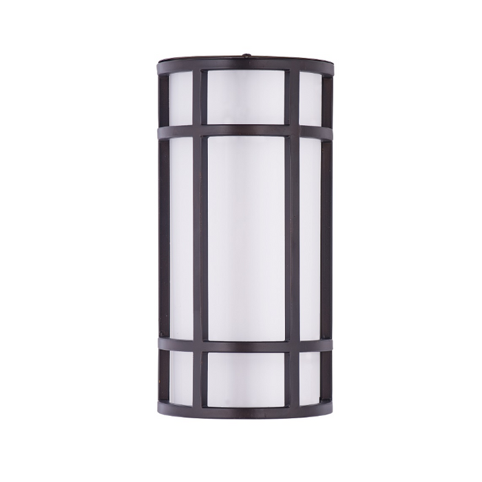 Maxim 55571 Moon Ray 1-lt , 15W, 3000K, 12" Tall LED Outdoor Wall Sconce, 120-277V