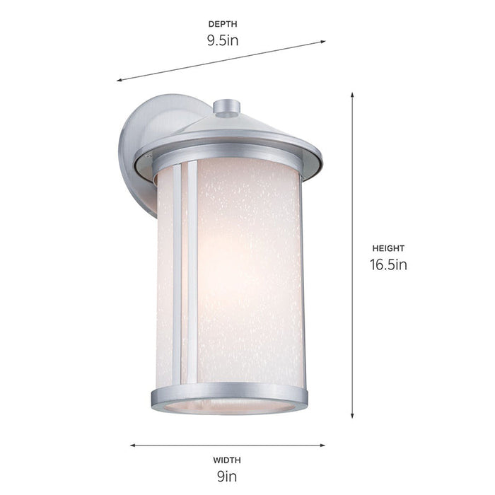 Kichler 59100 Lombard 1-lt 17" Tall Outdoor Wall Light