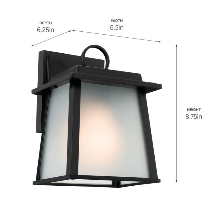 Kichler 59104 Noward 1-lt 9" Tall Outdoor Wall Light