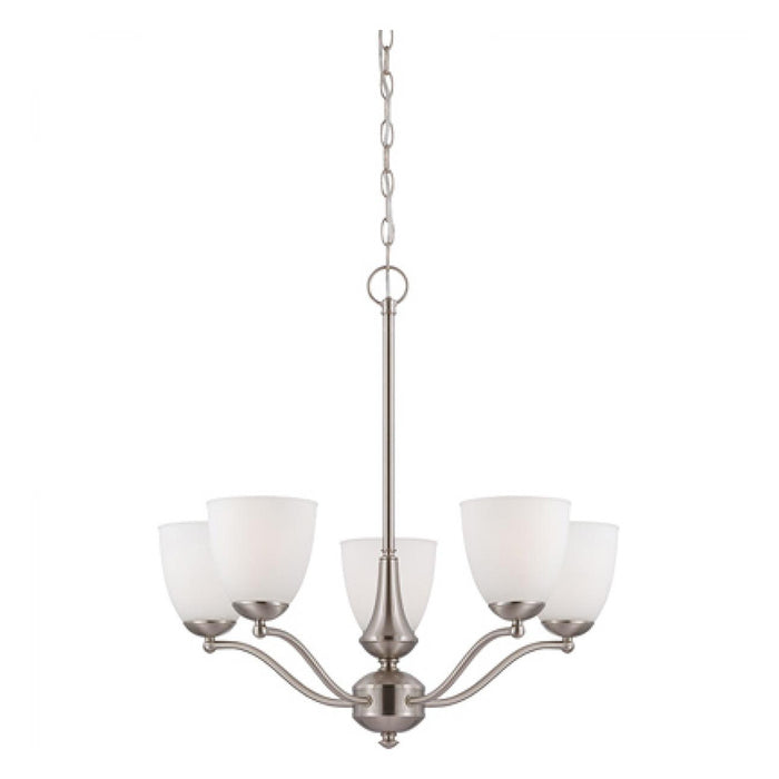 Nuvo Patton 5-lt 25" Arms Up Chandelier