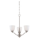 Nuvo 60-5036 Patton 3-lt 21" Arms Up Chandelier
