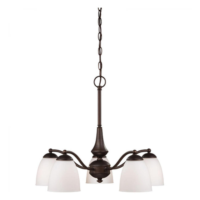 Nuvo Patton 5-lt 25" Arms Down Chandelier