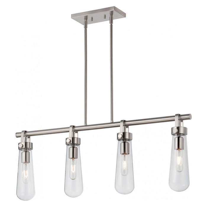 Nuvo Beaker 4-lt 36" Island Pendant