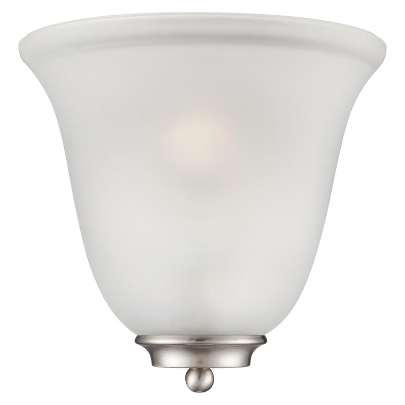Nuvo Empire 1-lt 10" Wall Sconce, Frosted Glass