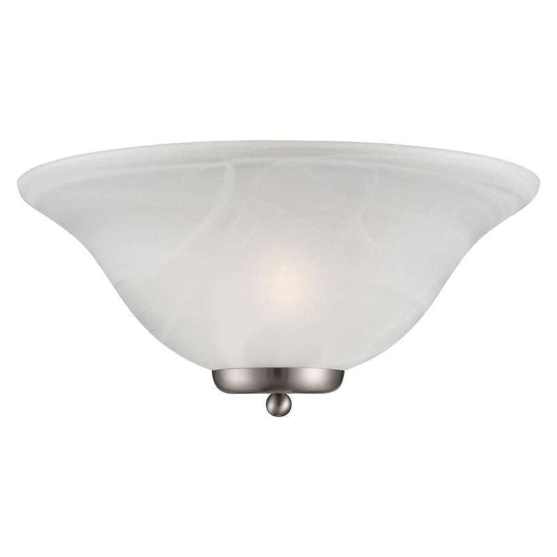 Nuvo Ballerina 1-lt 16" Wall Sconce - Alabaster Glass