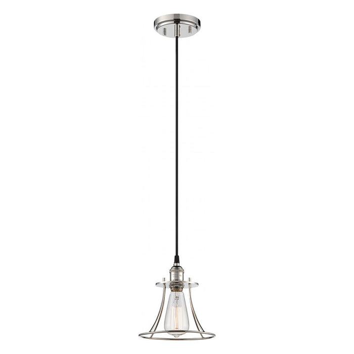 Nuvo Vintage 1-lt 8" Caged Pendant