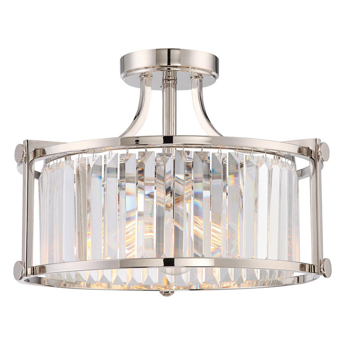 Nuvo Krys 1-lt 18" Semi Flush