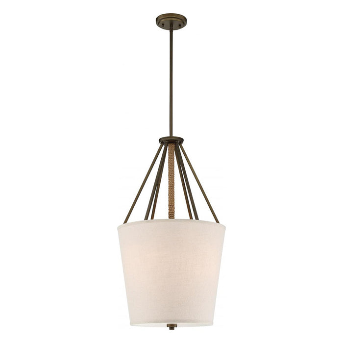 Nuvo Seneca 3-lt 17" Pendant