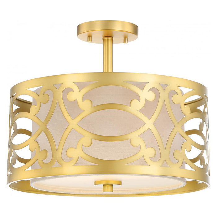 Nuvo 60-5967 Filigree 2-lt 15" Semi Flush