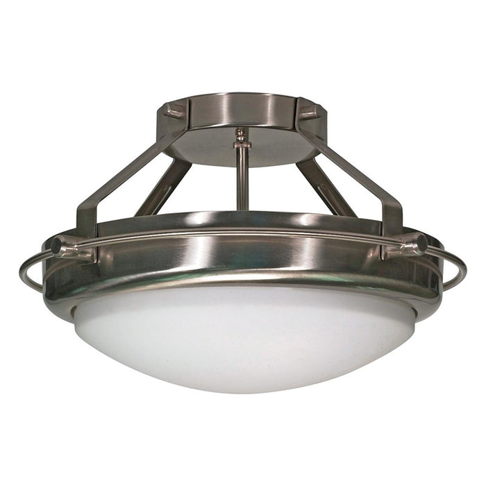 Nuvo 60-609 Polaris 2-lt 14" Semi Flush