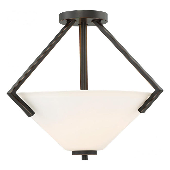 Nuvo Nome 2-lt 16" Semi Flush