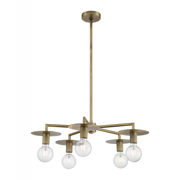Nuvo Bizet 5-lt 28" Chandelier