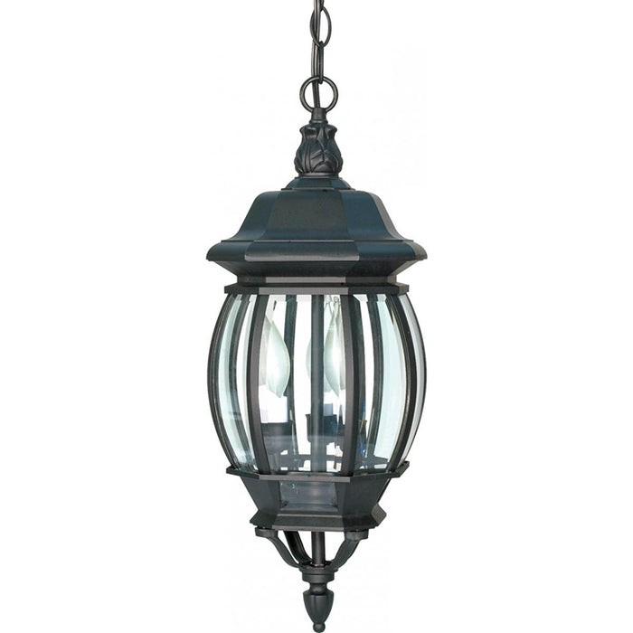 Nuvo Central Park 3-lt 7" Outdoor Hanging Lantern