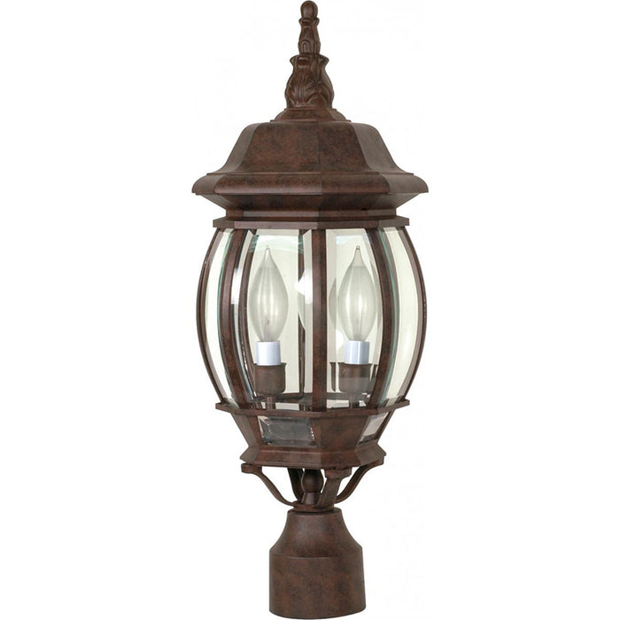 Nuvo Central Park 3-lt 21" Tall Outdoor Post Lantern