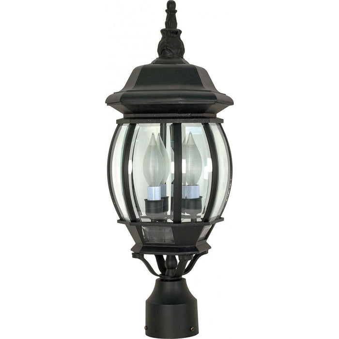 Nuvo Central Park 3-lt 21" Tall Outdoor Post Lantern