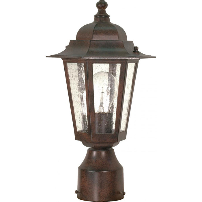 Nuvo Cornerstone 1-lt 14" Tall Outdoor Post Lantern