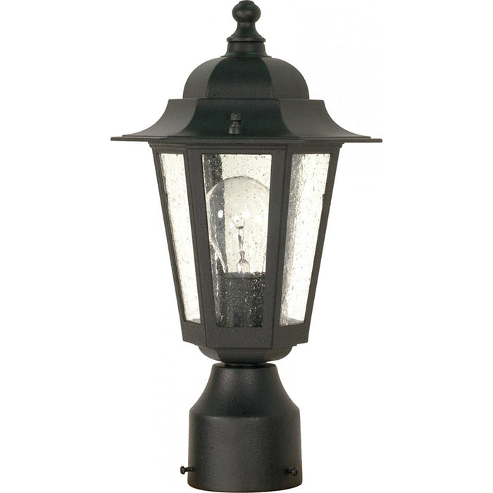 Nuvo Cornerstone 1-lt 14" Tall Outdoor Post Lantern