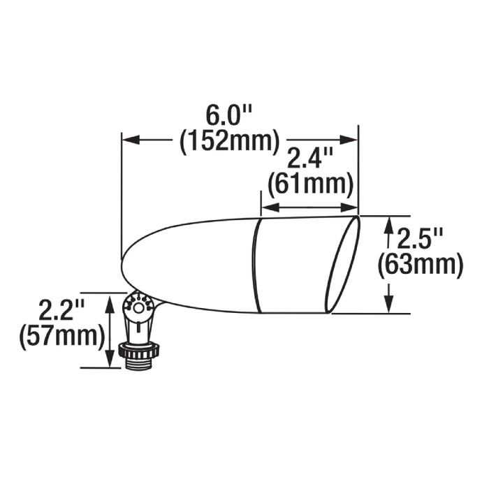 LEDvance 60184 5W LED Bullet Floodlight, 5000K