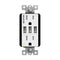Enerlites 61501-TR3USB-CC Triple USB Charger 5.8A with 15A Tamper-Resistant Duplex Receptacles