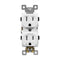 Enerlites 61570-TR-PLH Half Controlled 15A Tamper-Resistant Duplex Style Plug Load Receptacle, 10-Pack