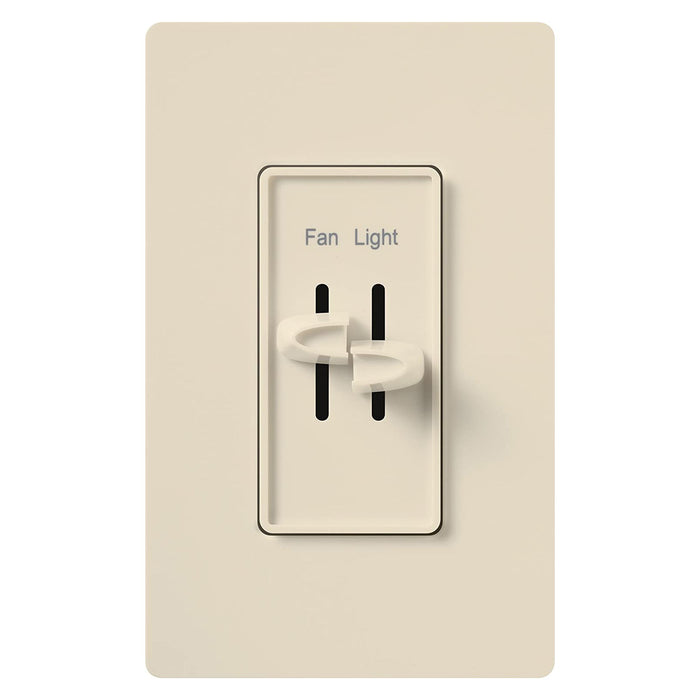 Lutron S2-LF Skylark Single Pole 2.5A Fan Control/ 300W Incandescent Dimmer - Multiple Fans