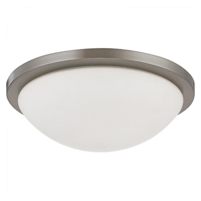 Nuvo Button 1-lt 13" LED Flush Mount