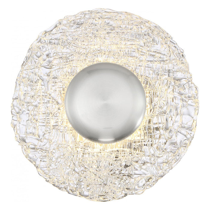 Nuvo Riverbed 1-lt 11" Round Flush Mount