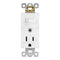 Enerlites 62150-TR Single Pole Combination 15A Switch/Tamper-Resistant Receptacle, 10-Pack