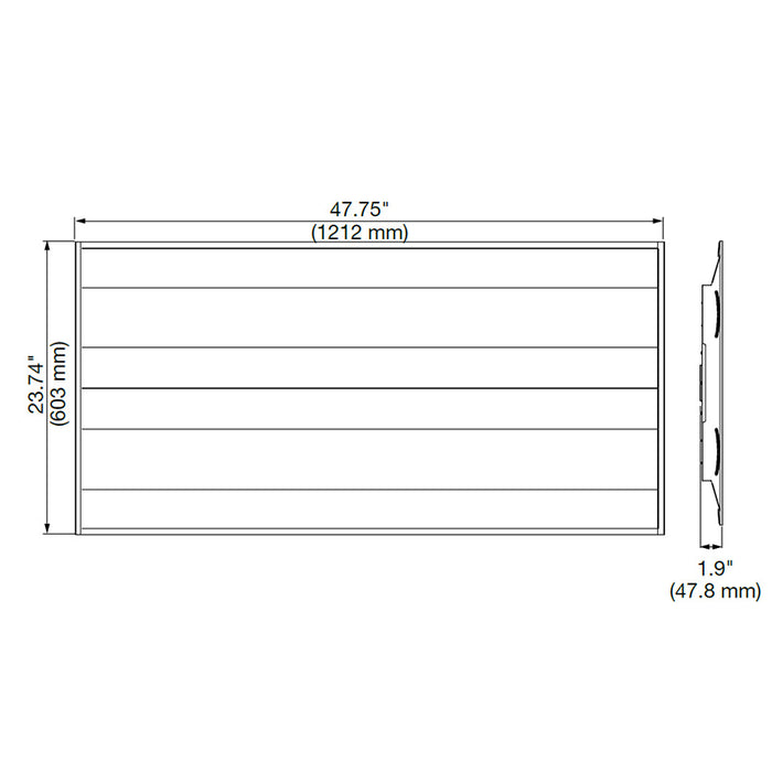 Nuvo 65-695 2x4 30W/40W/50W Double Basket LED Troffer, CCT Selectable