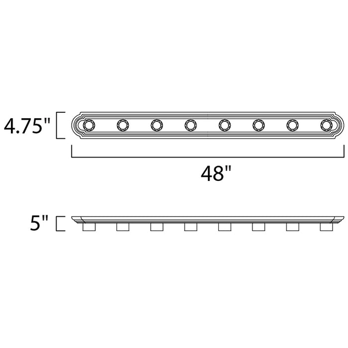 Maxim 7128 Essentials 8-lt 48" Bath Vanity
