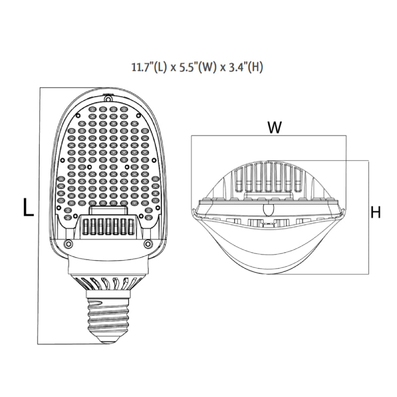 Westgate CL-FLT 75W LED Flat HID Retrofit Lamps