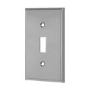 Enerlites 7711 1-Gang Toggle Switch Metal Wall Plates, 10-Pack