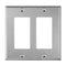 Enerlites 7732 2-Gang Decorator/GFCI Metal Wall Plates, 10-Pack