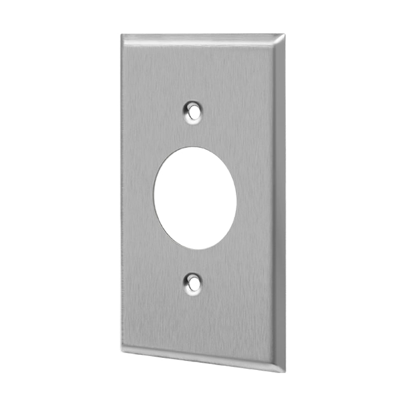 Enerlites 7751O 1-Gang Over Size Single Receptacle Metal Wall Plates, 10-Pack