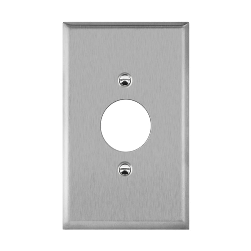Enerlites 7751O 1-Gang Over Size Single Receptacle Metal Wall Plates, 10-Pack