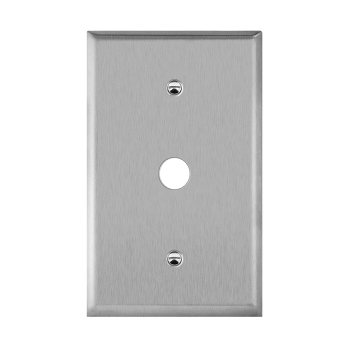 Enerlites 7761O 1-Gang Over Size Phone/Cable Metal Wall Plates, 10-Pack