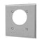 Enerlites 7892 2-Gang Power Outlet Receptacle Metal Wall Plates, 10-Pack