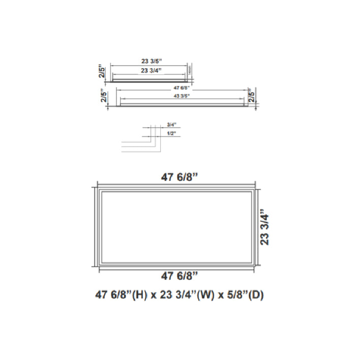 Westgate TGL 2x4 35W/45W/54W LED T-Bar Grid Light, CCT