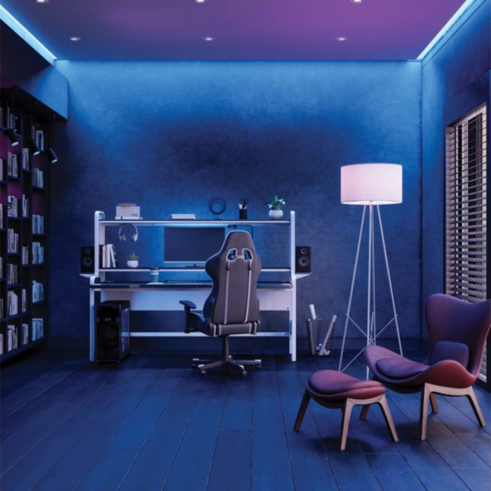 Halo RL4 WiZ Pro 4" Smart Wi-Fi Retrofit LED Downlight Module 600 Lumens, Full Color + Tuneable White 2200K-6500K, Matte White