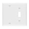 Enerlites 880111 2-Gang Blank and Toggle Wall Plates, 10-Pack