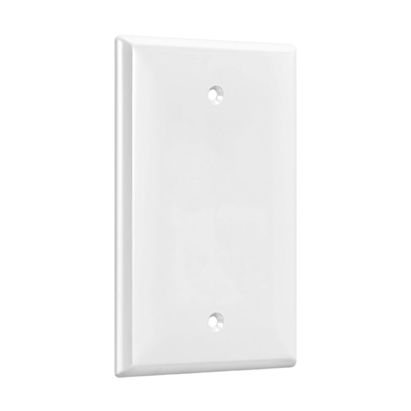 Enerlites 8801M 1-Gang Mid Size Blank Cover Wall Plate, 10-Pack