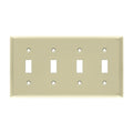 Enerlites 8814 4-Gang Toggle Switch Wall Plate, 10-Pack