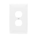 Enerlites 8821O 1-Gang Over Size Duplex Receptacle Wall Plate, 10-Pack