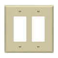 Enerlites 8832M 2-Gang Decorator/GFCI Mid Size Wall Plate, 10-Pack